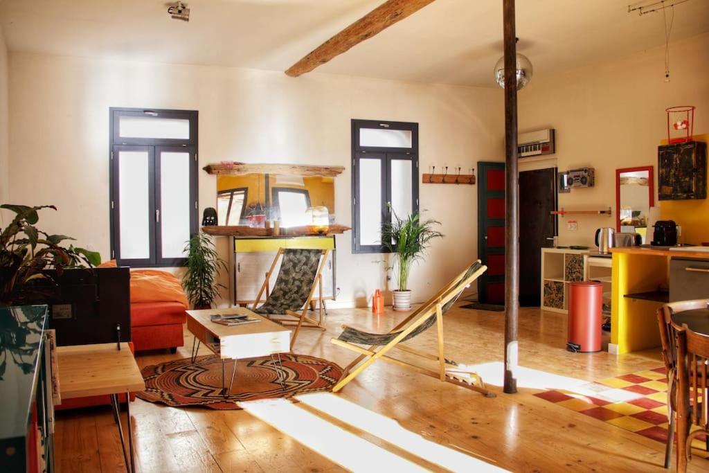 Artistic Loft, Downtown Montpellier, Wifi Apartment Екстериор снимка